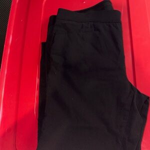 Avenue Women's Black Straight Leg Pants